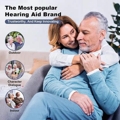 Nuevo producto auditivo, venta al por mayor, amplificador auditivo recargable BTE para adultos, audífonos invisibles digitales RIC para pérdida auditiva