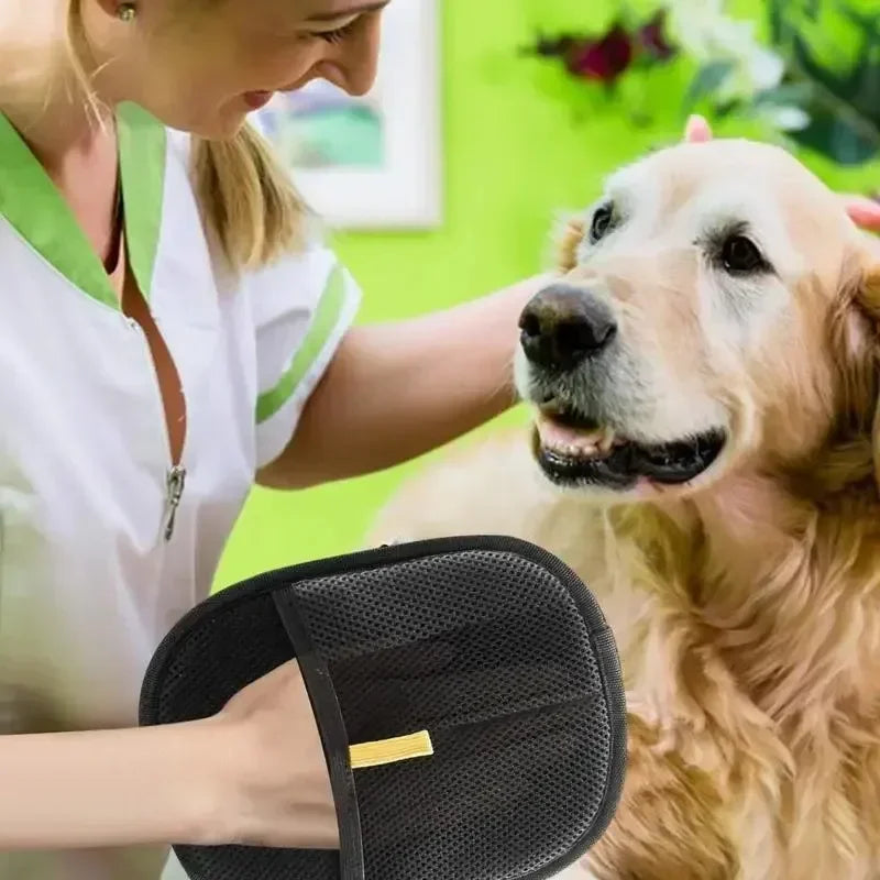 Guantes eficientes para Limpieza del cabello de mascotas, herramientas de cepillado para depilación, cepillo suave para el cuidado de perros y gatos, elimina el pelo de la alfombra del sofá