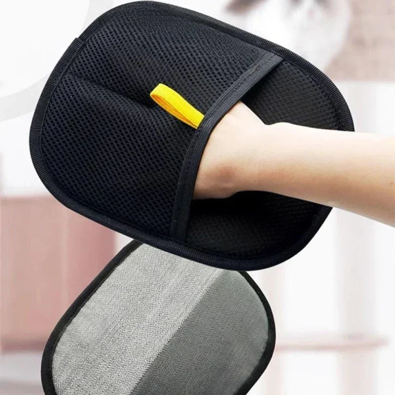 Guantes eficientes para Limpieza del cabello de mascotas, herramientas de cepillado para depilación, cepillo suave para el cuidado de perros y gatos, elimina el pelo de la alfombra del sofá